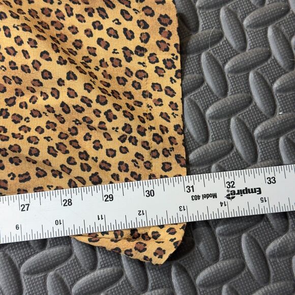 Jones Studio Trouser Pants Womens L Multi Leopard Print Straight Elastic Waist - Picture 5 of 5